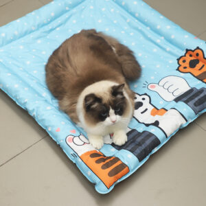 Cartoon Summer Cold Mat for Cats Self-Cooling Ice Pad Bed