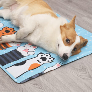 Gel-Infused Summer Cooling Pad Scratch-proof Pet Bed Mat Dogs Cats