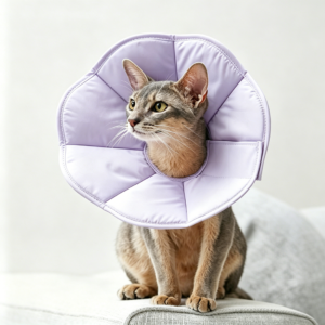 Violet Color Soft Elizabethan Collar for Cats & Dogs