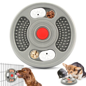 Interactive Dog Puzzle Slow Feeder Tray Foraging Treat Dispensing Toy for Dogs Cats