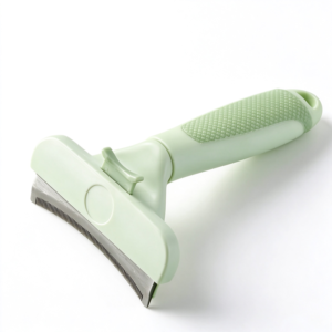 Curved‑Blade Pet Deshedding Brush Gentle Grooming Comb for Dogs and Cats
